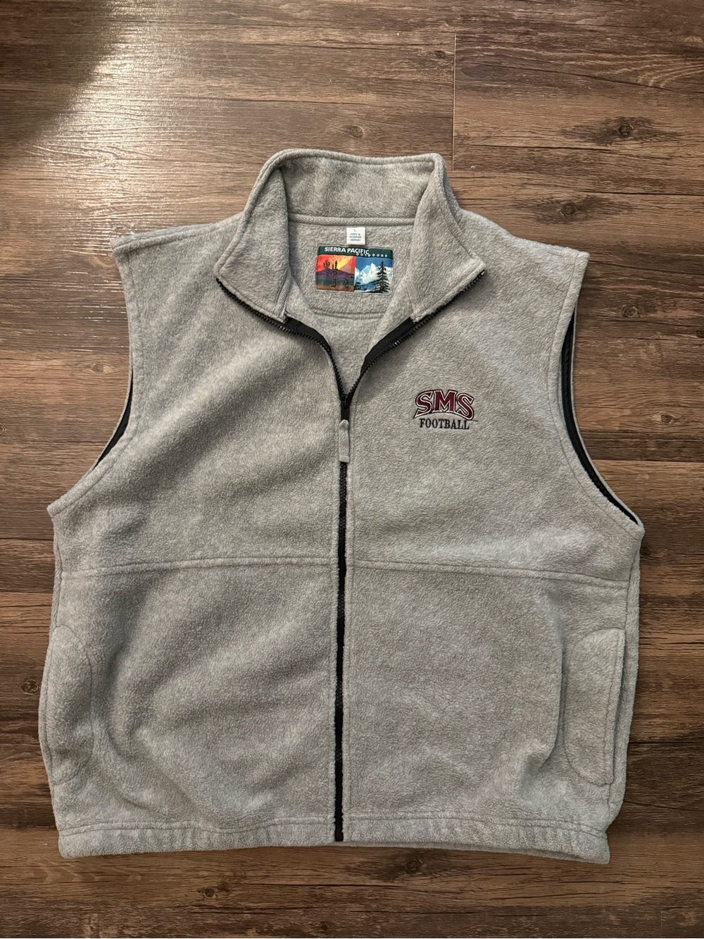 Vintage Missouri state football fleece vest